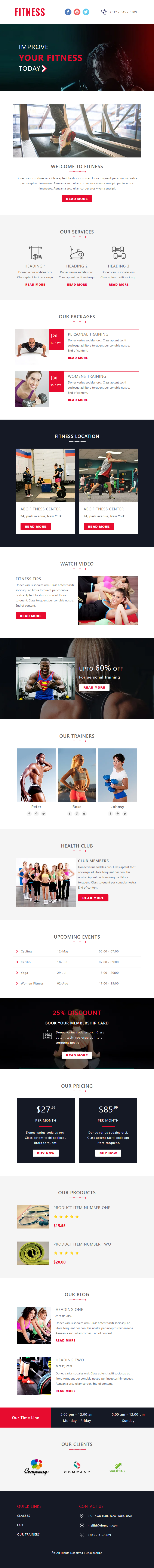 Marting Agency Template preview