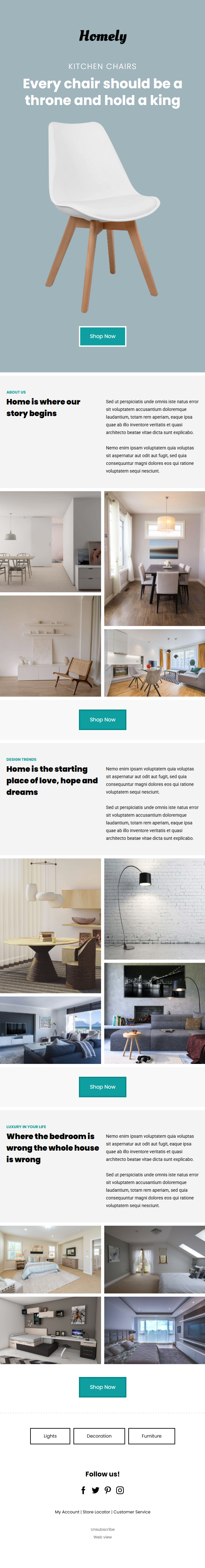 Homely Template preview