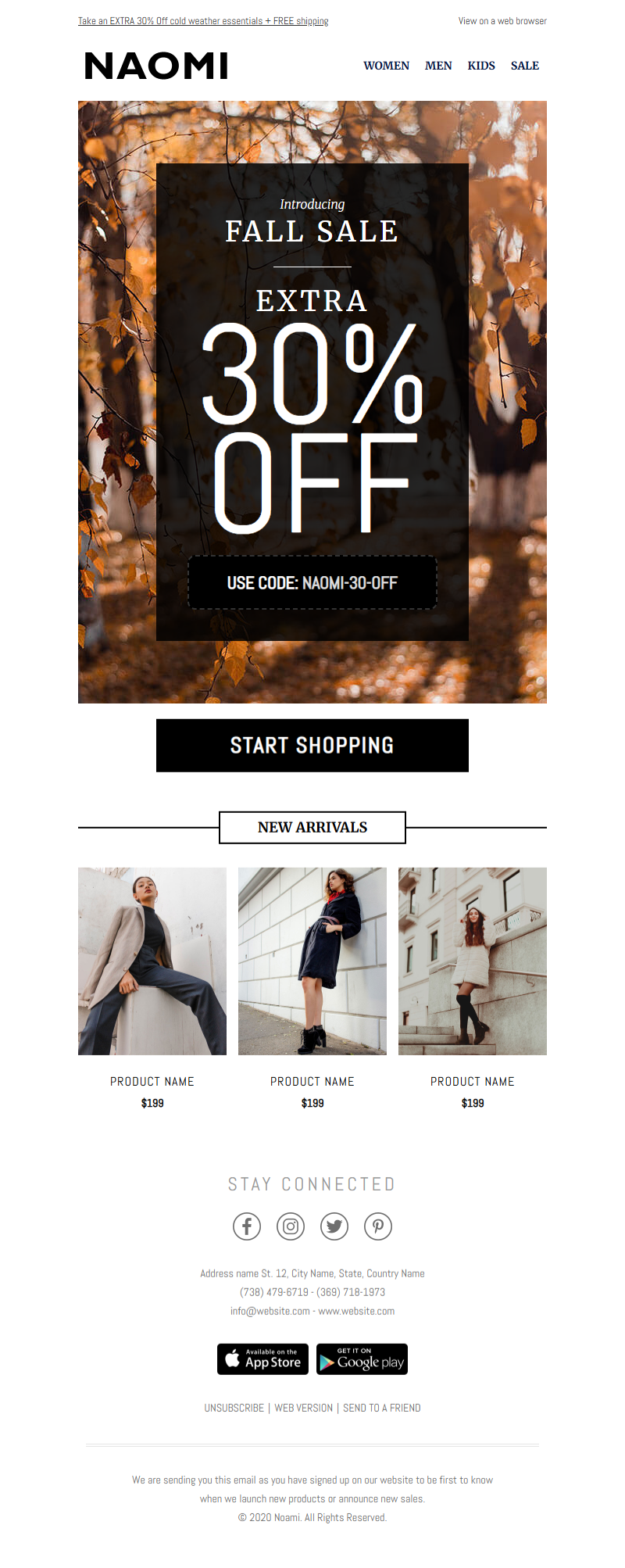 Naomi template preview