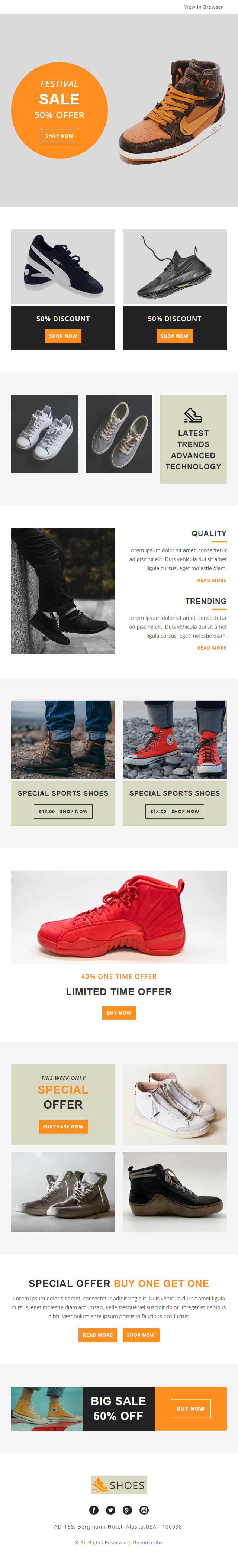 Single Product template preview